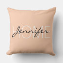 Recherche de abricot coussins Monogramme