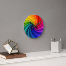 Recherche de couleurs vibrantes horloges Abstrait