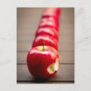 Recherche de pomme mignonne cartes postales Aquarelle