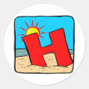 Recherche de h initial autocollants Mariée
