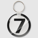 Recherche de numéro 7 porteclés Sept