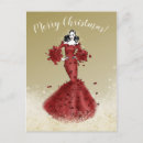 Recherche de noël élégant cartes postales Pour elle