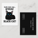 Recherche de chats noirs cartes visite Pour elle
