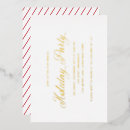 Recherche de elegant red gold noël invitations Élégant