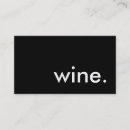 Recherche de vin français cartes visite Barman