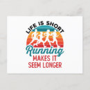 Recherche de la vie est courte cartes postales Rétro