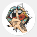 Recherche de crocs autocollants Lèvres