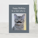Recherche de moustache anniversaire cartes Drôle