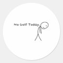 Recherche de stickman autocollants Golfeur