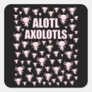 Recherche de axolotl mexicain autocollants Rose