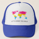 Recherche de cartes du monde casquettes Drapeau