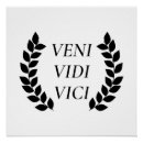 Recherche de veni vidi vici posters Latin