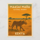 Recherche de animaux safari cartes postales Paysage