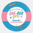 Recherche de anniversaire super héros autocollants Fille