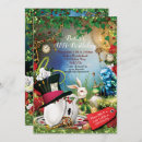 Recherche de wonderland 1ans anniversaire invitations Merveilleux