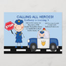 Recherche de policiers invitations Garçon