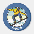 Recherche de snowboard magnets Illustration