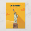 Recherche de villes américaines cartes postales Statue de la liberté