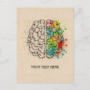 Recherche de gauche cartes postales Psychologie