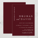 Recherche de burgundy invitations Moderne