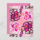 Recherche de motifs géométriques cartes postales Pour elle