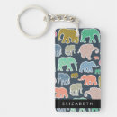 Recherche de éléphant coloré porteclés Éléphants
