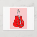 Recherche de gants de boxe cartes postales Poinçonnage