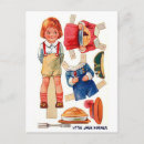 Recherche de poupée papier vintage cartes postales Poupées