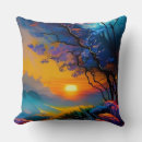 Recherche de lever de soleil coussins Violet