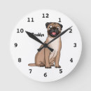 Recherche de chien de taureau horloges Dessin