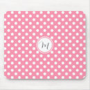 Recherche de pois rose et blanc tapis souris Polka
