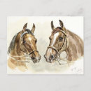 Recherche de deux animaux cartes postales Aquarelle