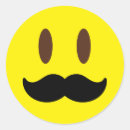 Recherche de humour moustache autocollants Cheveux faciaux