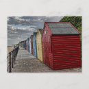 Recherche de cabane plage cartes postales Coloré