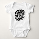 Recherche de papa héros bébé vêtements Typographie
