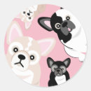 Recherche de bouledogue francais autocollants Mignon