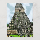 Recherche de temple maya cartes postales Ruines