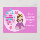 Recherche de princesse anniversaire cartes Girly