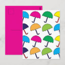 Recherche de parapluie coloré cartes postales Plage