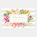 Recherche de de bouquet rectangles autocollants Pour elle