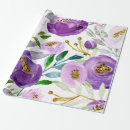 Recherche de or papier cadeau Fleurs