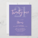 Recherche de violet invitations Simple