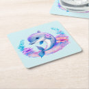 Recherche de dauphin dessous de verres Sous la mer