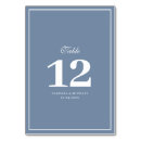 Recherche de bleu blanc mariage table cartes Moderne simple