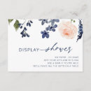 Recherche de écran bleu invitations Floral