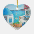 Recherche de santorini ornements Bleu