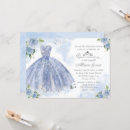 Recherche de bleu et argent invitations Pour elle