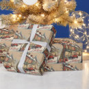 Recherche de illustration papier cadeau Noël vintage