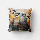 Recherche de oiseau coloré coussins Peinture