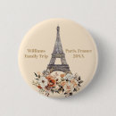 Recherche de tour eiffel paris france badges Chic